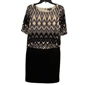 Luxology‎ Women's Pattern Dress Sz Small Lined